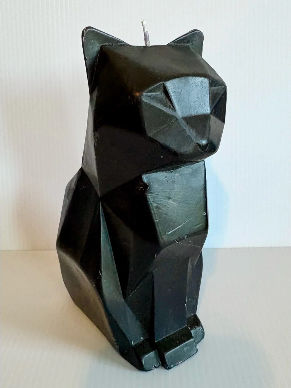 PyroPet KISA Black Cat Skeleton Candle - The Original 7” Goth Halloween